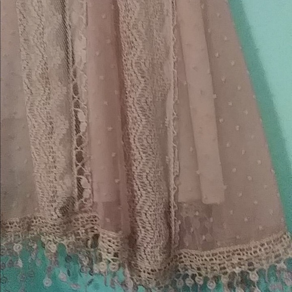 Altar’d State Blush Halter Dress worn once - Picture 3 of 5